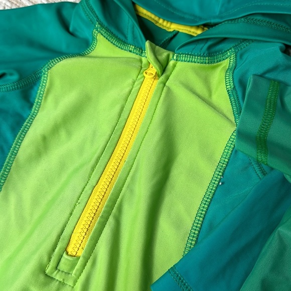 24m-2T short and long sleeve rashguards 1/2zip up - Picture 3 of 12